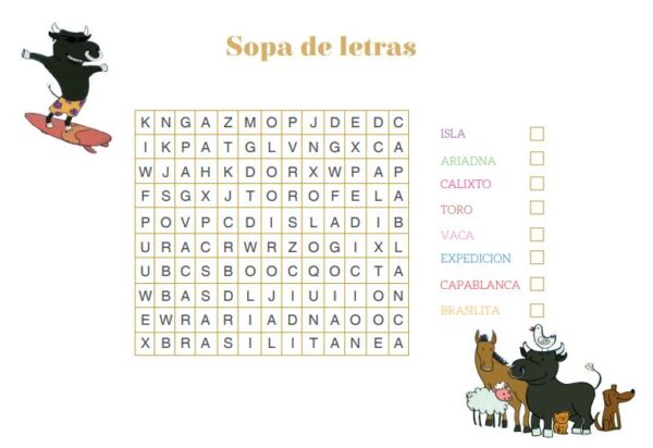 Sopas De Letras Cuentos X Contar