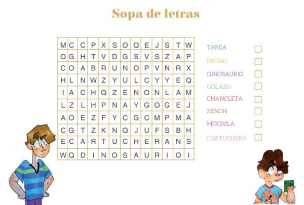 Sopas De Letras Cuentos X Contar